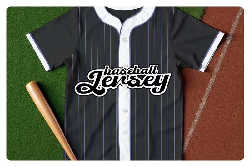 Baseball jersey mock up