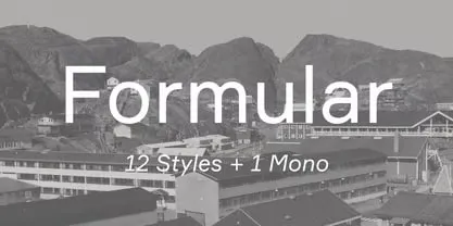 Formular font