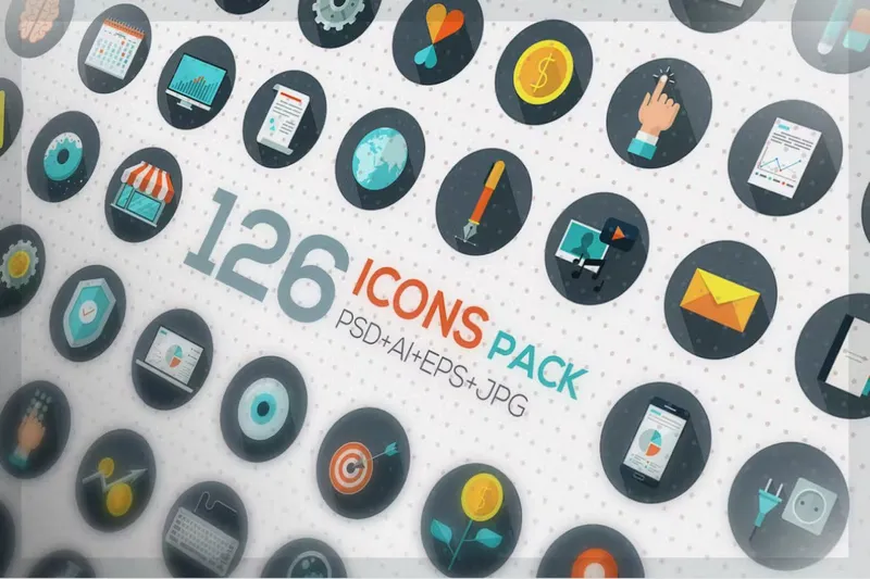 Free 126 flat design icon