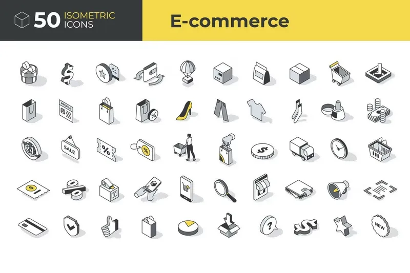 Free 150 isometric icon set