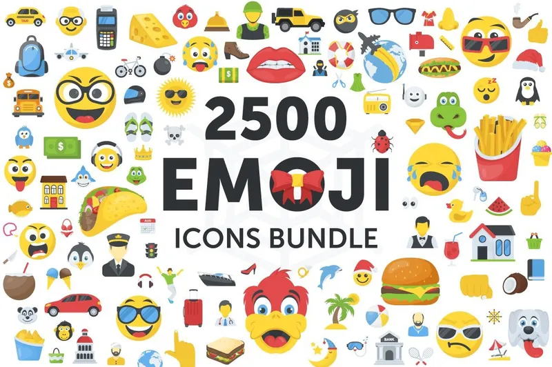 Free 2500 mega pack emoji bundle