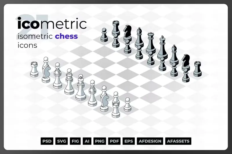 Free 3d isometric chess