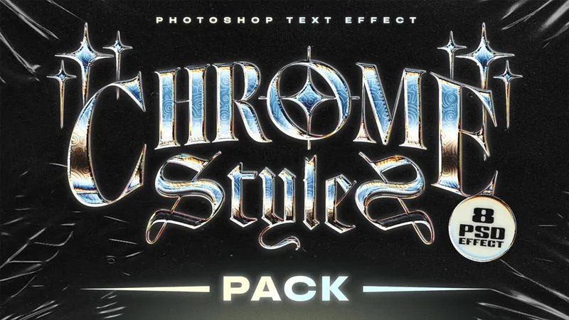 Free chromium text effect