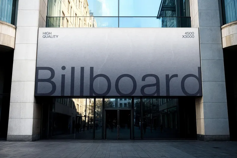 Free city urban billboard