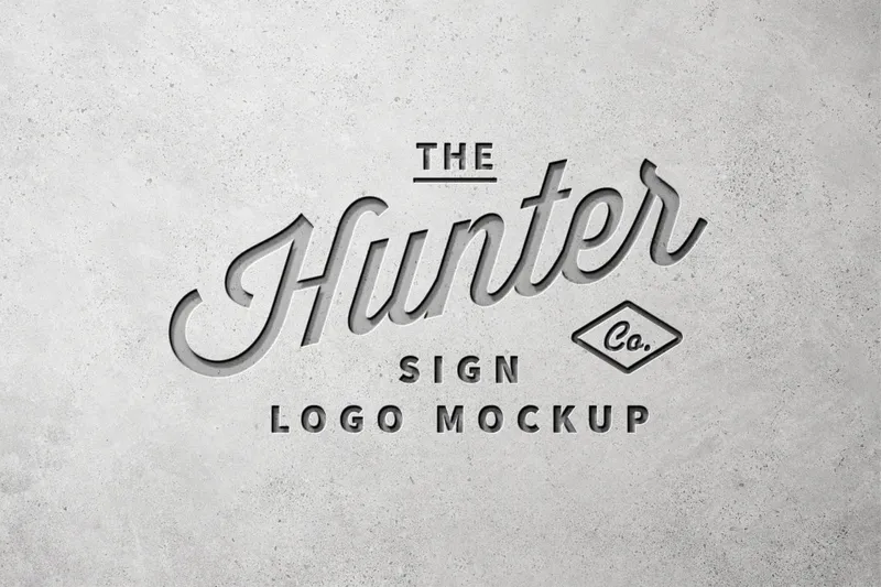 Free concrete text effect