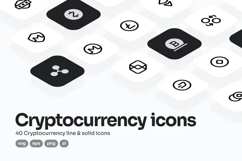 Free cryptocurrentcy UI icon