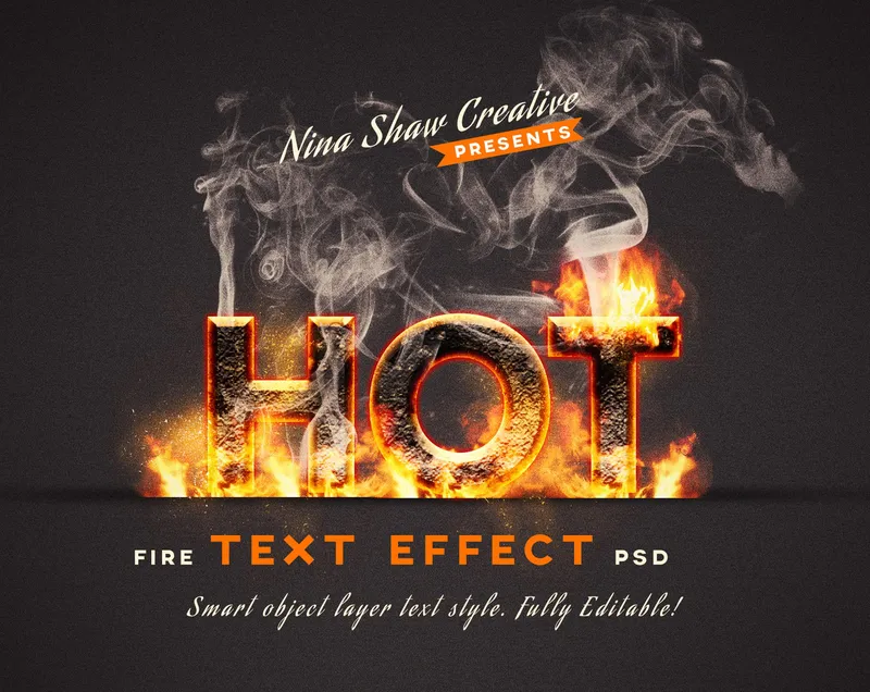 Free fire text effect
