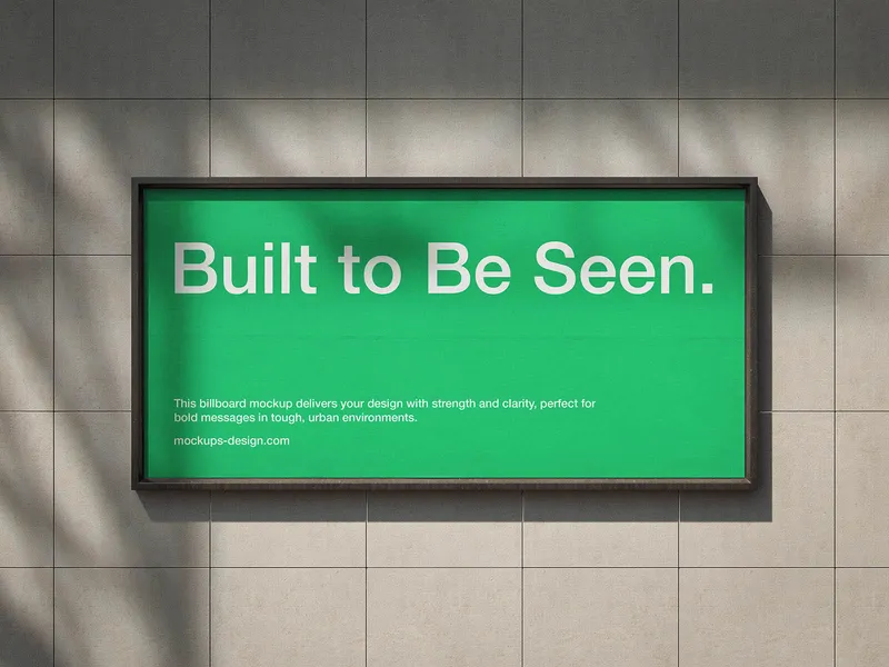 Free green billboard