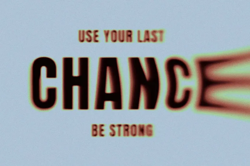Free leaking text effect