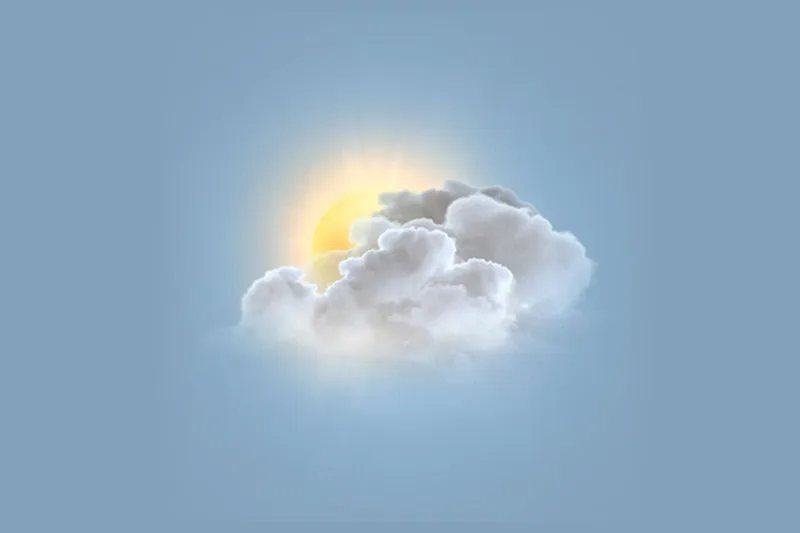 Free photo realistic weather icon set