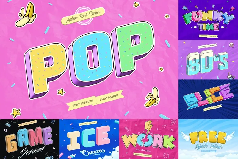 Free pop art text effect