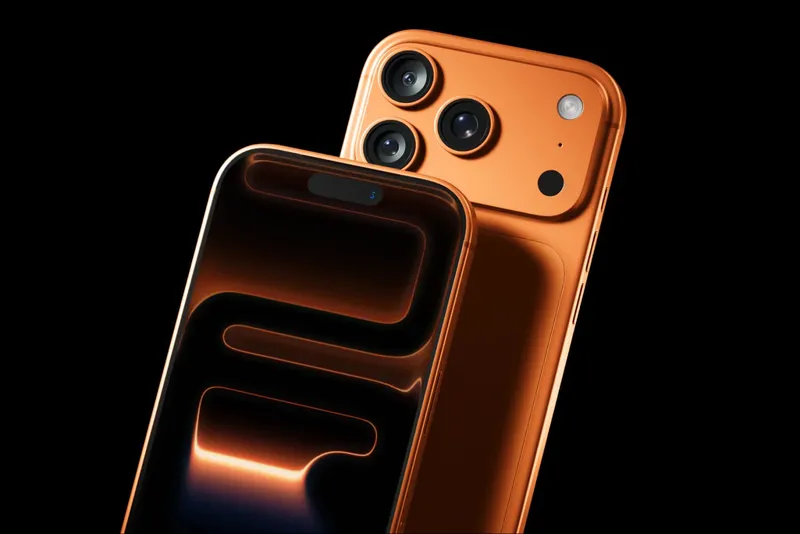 IPhone 17 pro max mock up