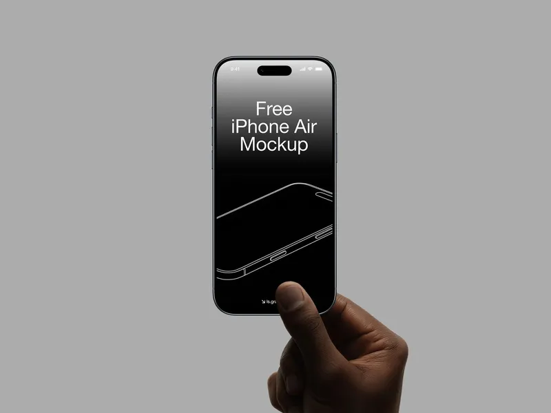 Iphone Air mock up