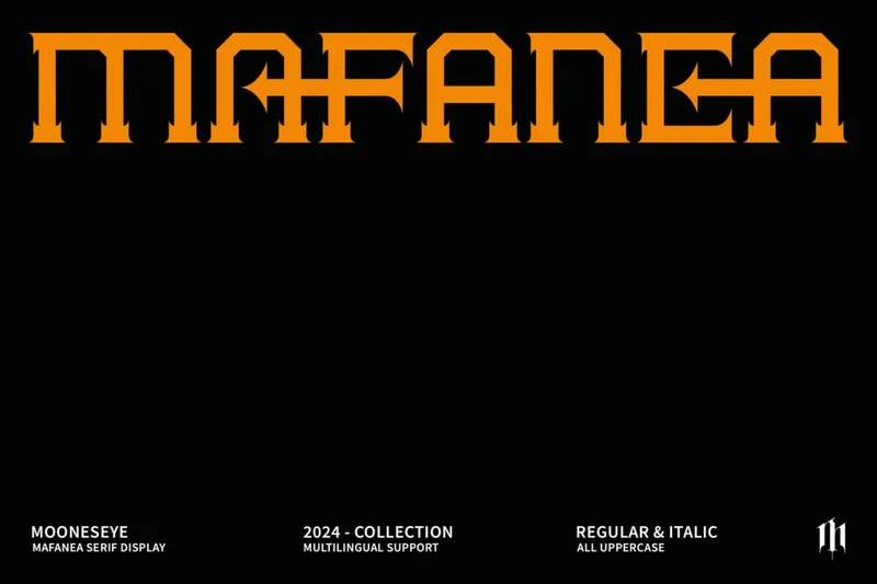 Mafanea font