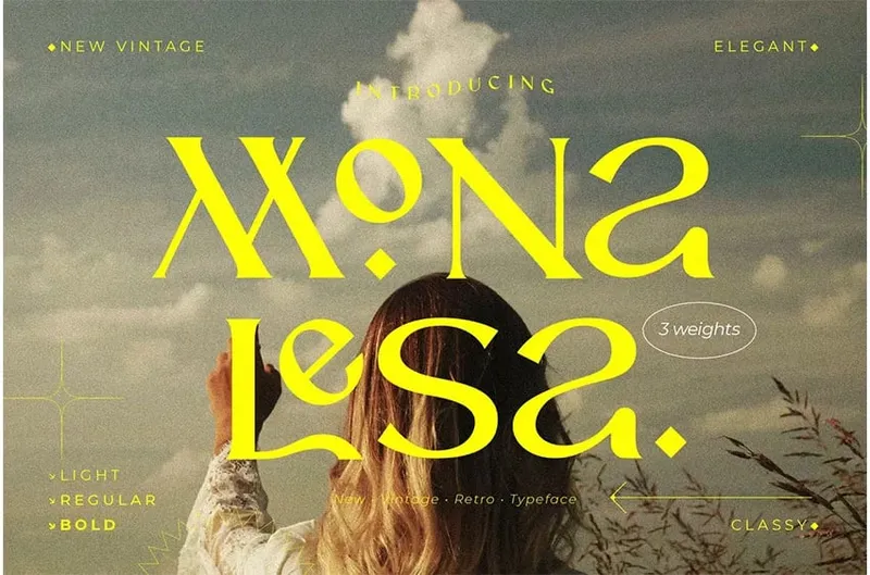 Monalesa font