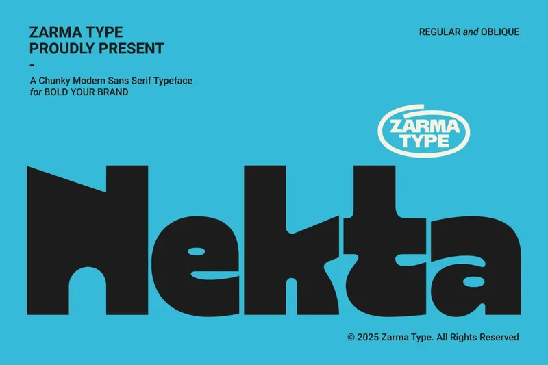 Nekta font