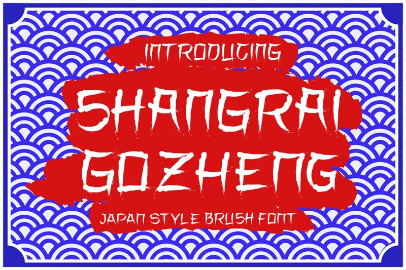 Shangrai gozheng font